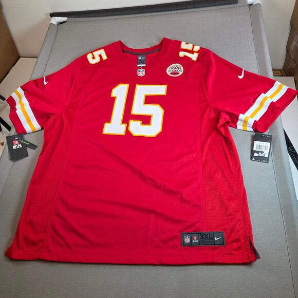 Nike NFL On Field Patrick Mahomes #15 Chiefs 3XL Jersey NWT Manufacturing Flaws - Picture 2 of 15